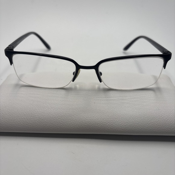 Versace Accessories - Versace MOD. 1219 1261 Half Rim Black Eyeglasses Optical Frame 54-18-140mm #D110